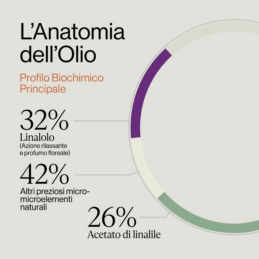 LAVANDIN GROSSO HE – olio essenziale aromatico, erbaceo e canforato con sentore di lavanda, erbe mediterranee e pino chiaro