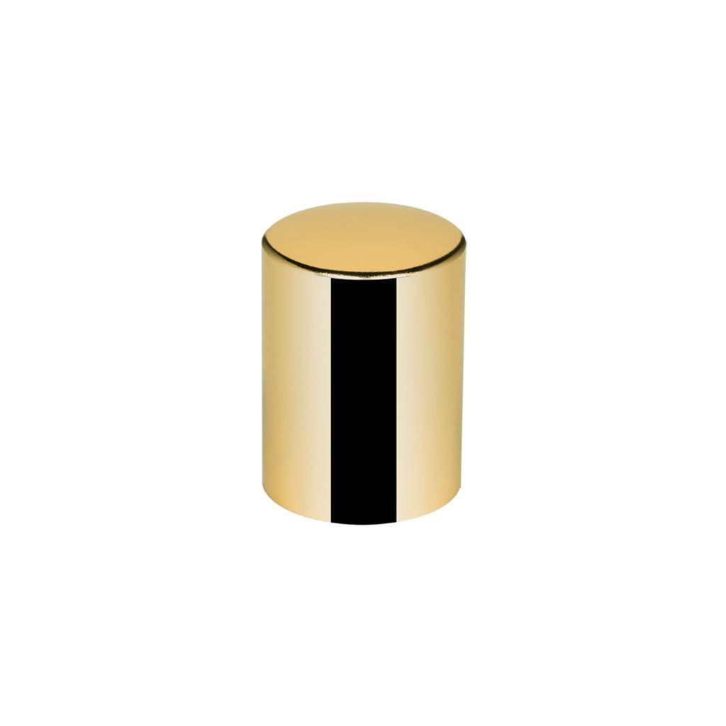 Glossy gold FEA 15 aluminium cap